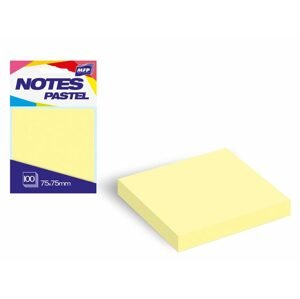 bloček samolepící 75x75mm 100 listů žlutý pastelový 7500894 - MFP Paper s.r.o.