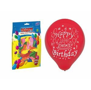 balónek nafukovací standard 23cm Happy Birthday mix 8000131 - MFP Paper s.r.o.