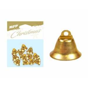 zvonečky 1,7cm/12ks zlaté 8882342 - MFP Paper s.r.o.
