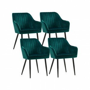 Set čtyř jídelních židlí LDC087Q01-4 (4 ks)