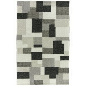 Šňůrkový bavlněný koberec OPUS B2775 krémový/černý