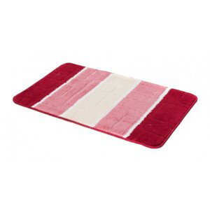 Koupelnový kobereček A5020 MULTI dlaždice - červený