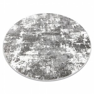 Koberec MATEO 8038/644 vintage - strukturální šedý kruh