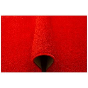 Metrážový koberec Livanto 236 Shaggy červený