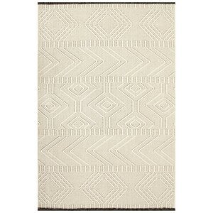 Protiskluzový kobereček K5053 White Deco světlý krémový