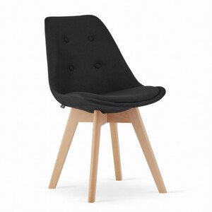 Set jídelních židlí NORI černé (4ks)