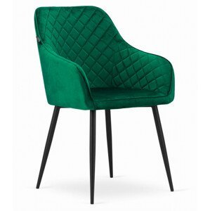 Set dvou jídelních židlí NUGAT - zelené (2ks)