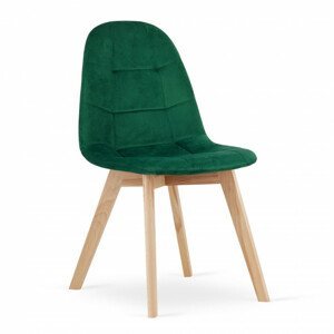 Set jídelních židlí BORA tmavě zelené (4ks)