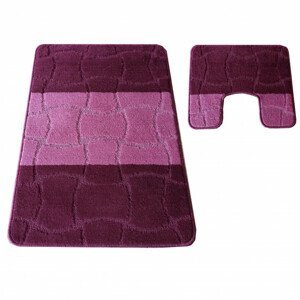 Sada koupelnových koberečků Montana Sariyer lilková
