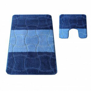 Sada koupelnových koberečků Montana Sariyer modrá