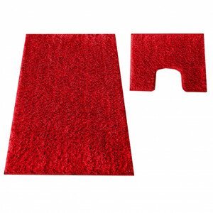 Sada koupelnových koberečků Montana červená