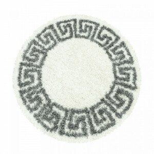 Koberec Hera krémově šedý - kruh