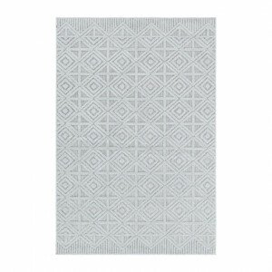 Šňůrkový koberec Bahama ornament krémový / šedý
