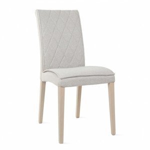 Židle LOEN šedá / hnědé nohy ALL 820590
