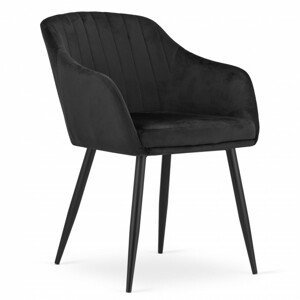 Jídelní židle DAXO samet - černá