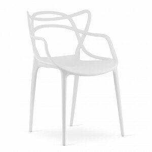 Set tří židlí KATO bílé (3ks)