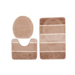 Sada koupelnových koberečků MULTI C5019A béžový list