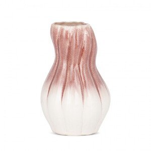 Váza EVITA 01 krémová / růžová