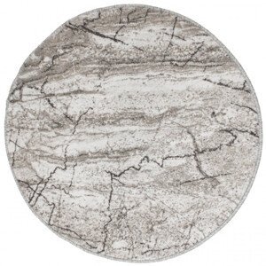 Koberec Aqua Marble 19 kruh šedý