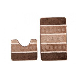 Sada koupelnových koberečků MULTI B5016 řecký, camel, hnědý