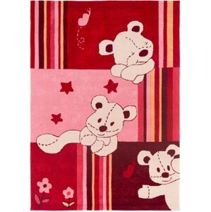 Dětský koberec Kids 17 Stripe Teddy Bear