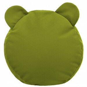 Podnožka TEDDY - zelený plyš