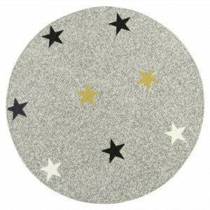 Dětský koberec Stars 09 Mix, šedý