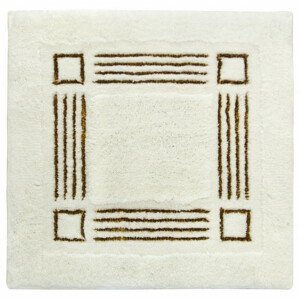 Koupelnový kobereček Jarpol Petra Lurex 01 bílý