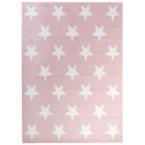 Dětský koberec PINKY L896A Stars růžový
