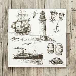 DUBLEZ | 3d dřevěný gravírovaný obraz na stěnu - Námořník