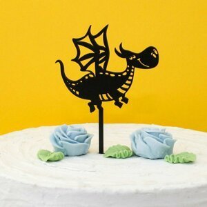 DUBLEZ | Dětská ozdoba na dort - Pohádkový drak
