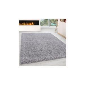 Světle šedý chlupatý koberec, Voila, 160 x 230 cm