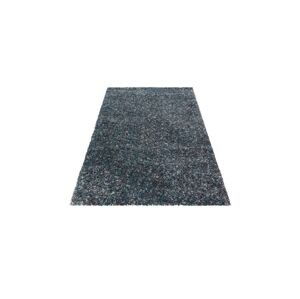 Tyrkysově-šedý shaggy koberec, 120x170