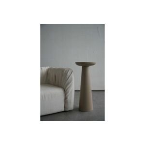 Hnědošedý odkládací stolek Tuca's Mushroom Home, 70 cm