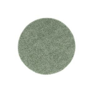 Zelený kulatý protiskluzový koberec Eurobano Home, 100 x 100 cm