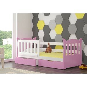 Dětská postel Lena Barva korpusu: Růžová