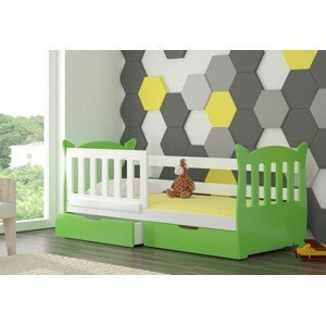 Dětská postel Lena Barva korpusu: Zelená