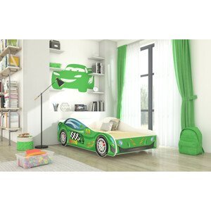 Dětská postel - Závodní auto Rozměr: 160 x 80 cm