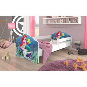 Dětská postel s obrázky - čelo Casimo bar Rozměr: 140 x 70 cm, Obrázek: Ariel
