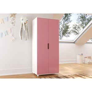 Dětská šatní skříň Pasco Barva korpusu: Růžová