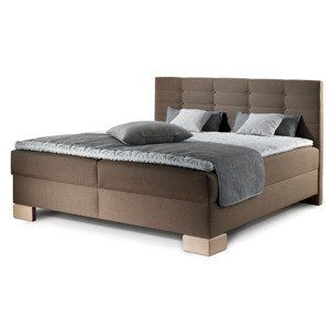 Boxspring Viana Barva korpusu: A - přírodní barva, Rozměry: 160 x 200 cm, varianta nožiček: noha 2