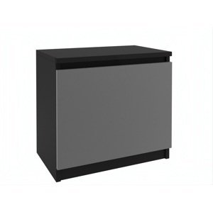 Noční stolek SI SN1 Barva korpusu: Grafit, Korpus: Černá