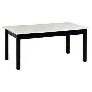 Konferenční stůl Lawa 1 Barva desky: Dub wotan, Barva podstavy: Černá