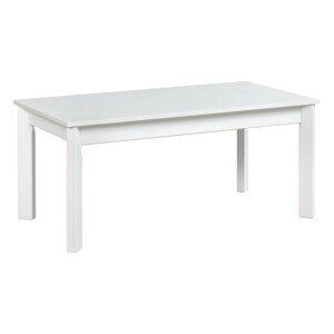 Konferenční stůl Lawa 2 Barva desky: Bílá, Barva podstavy: Bílá