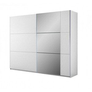 Šatní skříň Bastia Barva korpusu: Bílá, Rozměry: 250 cm