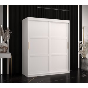 Šatní skříň Abi Ramiro 1 Barva korpusu: Bílá, Rozměry: 150 cm, Dveře: Bílá - bez zrcadla