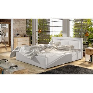Postel Belluno - dřevěný rám postele Rozměr: 160x200 cm, látka: Soft 17
