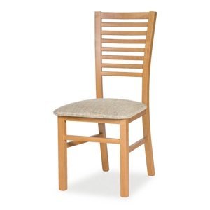 Židle Daniel 6 - čalouněný sedák Barva korpusu: Dub - canyon, látka: Micra marone