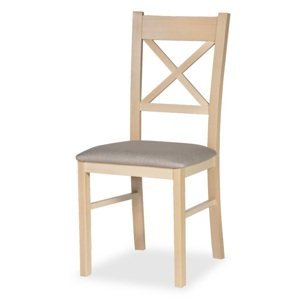 Židle KT22 - čalouněný sedák Barva korpusu: Bílá, látka: Micra arancio