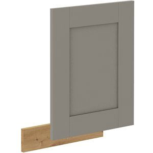 Dvířka na vestavnou myčku nádobí Luna ZM 570x446 Barva korpusu: Dub artisan, Barva dvířek: Clay Grey